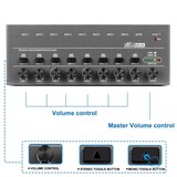 thumbnail of Table De Mixage 8 Voies Stéréo Mono Compacte Avec Amplificateur Puissant YONIS