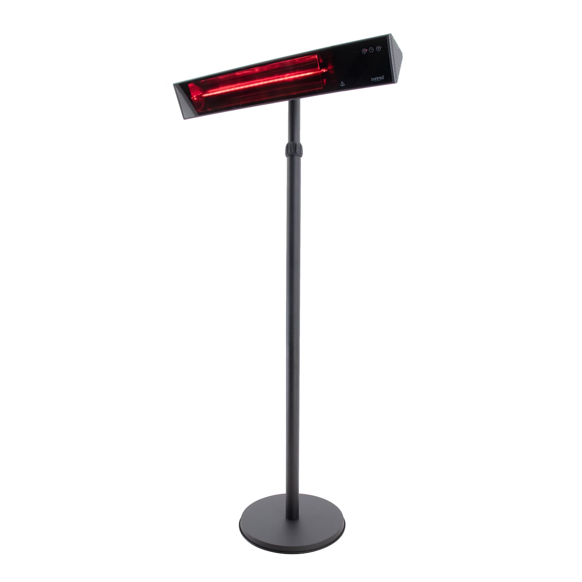 Stufa intelligente Sunred Proglax Gastro in piedi nera 2000 Watt