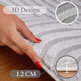 thumbnail of Carpetsale24, Kurzflor Teppich Wohnzimmer 280 x 370 cm, Grau Einfarbig Skandi-Boho Deko, 3D-Effekt, Extra Weich für Flur, Schlafzimmer und Küche