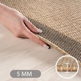 thumbnail of Carpetsale24 In- & Outdoor Teppich Wetterfest 200x290 cm, Natürlichen Jute-Look, ideal für Wohnzimmer, Küche, Terrasse, Garten und Balkon