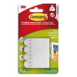 thumbnail of COMMAND Blister de 8 Languettes de fixation Command™ pour tableau, Petit modèle Blanc Poids max 1,8 kg