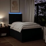thumbnail of vidaXL Boxspringbett mit Matratze Schwarz 120x190 cm Stoff