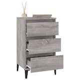 thumbnail of Table de chevet sonoma gris 40x35x70 cm bois d'ingénierie – Modèle Vision Nuit