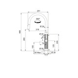 thumbnail of Franke Mythos Masterpiece Armatur Hochdruck Anthrazit mit Schlauchbrause