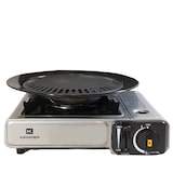 thumbnail of Barbecue gaz Grill 2en1 Réchaud gaz piézo 2200 W + 4 cartouches gaz butane KEMPER