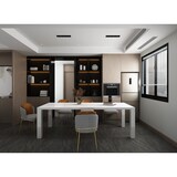 thumbnail of SalesFever eettafel uitschuifbaar | 120-240 x 80 cm | MDF wit hoogglans gelakt | B 120 x D 80 x H 76 cm