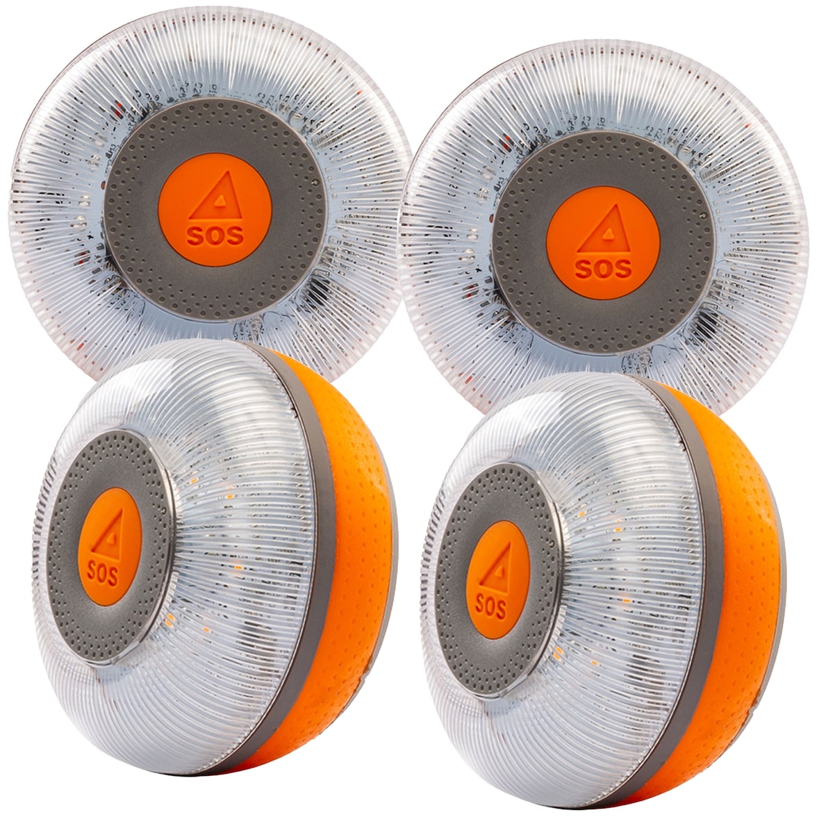 Flash led – Pack 4 Luces de emergencia para el coche v16 iot DGT 3.0 obligatoria