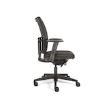 thumbnail of Büro-Drehstuhl mit Lordosenstütze Chefsessel  Bürostuhl 980-1125x485x440 mm Schwarz 210360