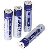 thumbnail of AAA 1,5V 1100mWh typisch 700mAh Lithium Ionen Akku wiederaufladbar nur mit speziellem Ladegerät