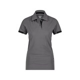 thumbnail of DASSY® Traxion Next Women Damen-Poloshirt, D-FX Flex, tailliert, UV-Schutz UPF 50+, Mesheinsätze, Art. 710085 anthrazitgrau/schwarz M