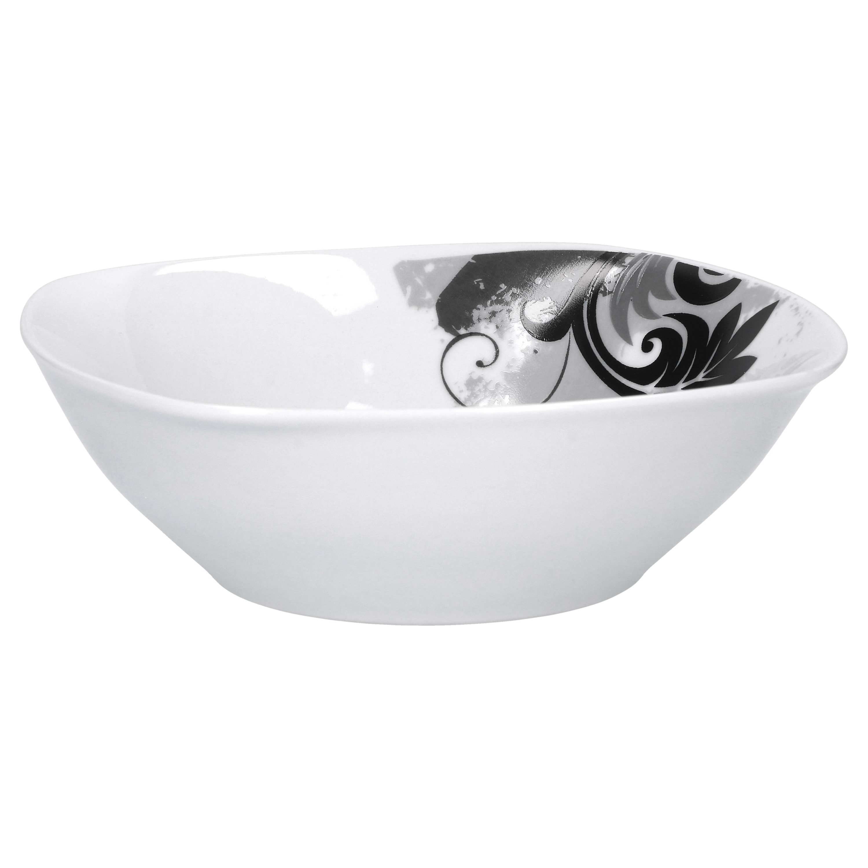 thumbnail of 6er Set Müsli- Salatschale Black Flower 14cm