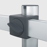 thumbnail of Monitorhalter mit Arm für 1 Monitor+1 Tablet silber Tischdurchführung