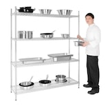 thumbnail of Equipementpro - Estantería modular 4 niveles 1525x457mm Vogue