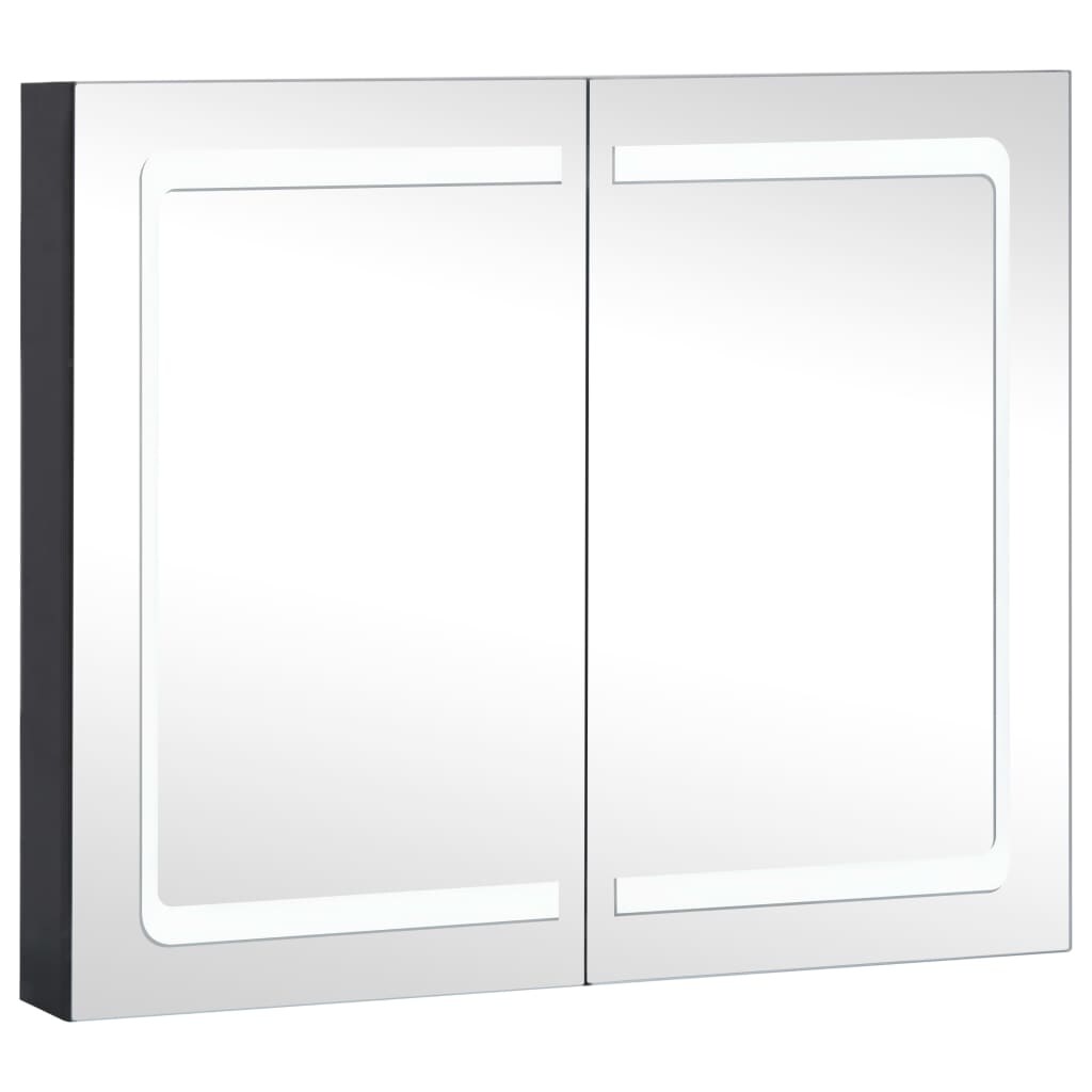 vidaXL LED-Spiegelschrank fürs Bad 80x12,2x68 cm