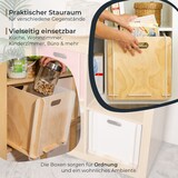 thumbnail of HMF Aufbewahrungsbox aus Holz zum Zusammenstecken, 2er Set, passend für Kallax, 32 x 32 x 32 cm, Weiß