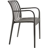 thumbnail of tectake Chaises de jardin ALCUDIA empilables et résistantes aux intempéries - gris anthracite, Lot de 6 - 406186