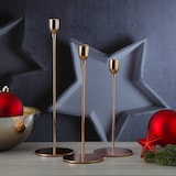 thumbnail of Stabkerzenhalter roségold 3er Set Kerzenständer Tafelkerzenhalter Kerzenhalter