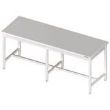 thumbnail of Stalgast Edelstahl Zentralarbeitstisch mit mittiger Strebe, 900x800x850 mm, ohne Aufkantung, verschweißt