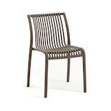 thumbnail of Set van 4 stapelbare stoelen van polypropyleen voor buitengebruik en tuin, bar en restaurant, robuuste en lichte structuur – Olimpia – Taupe