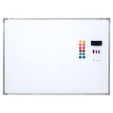 thumbnail of Whiteboard HWC-C84, Magnettafel Memoboard Pinnwand, inkl. Zubehör ~ 110x80cm