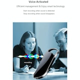 thumbnail of Micro Espion Enregistreur Vocal HD 64GB Métal Longue Autonomie USB MP3 Argent YONIS