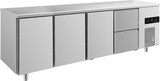thumbnail of Gastro Kühltisch 3 Türen 2 Schubladen Umluftkühlung 2330x700x850mm -2/+8°C