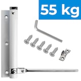 thumbnail of 2 Stangentürschließer UNIVERSAL Türschließer Automatik Türfeder Federschließer bis 55 KG Weiß