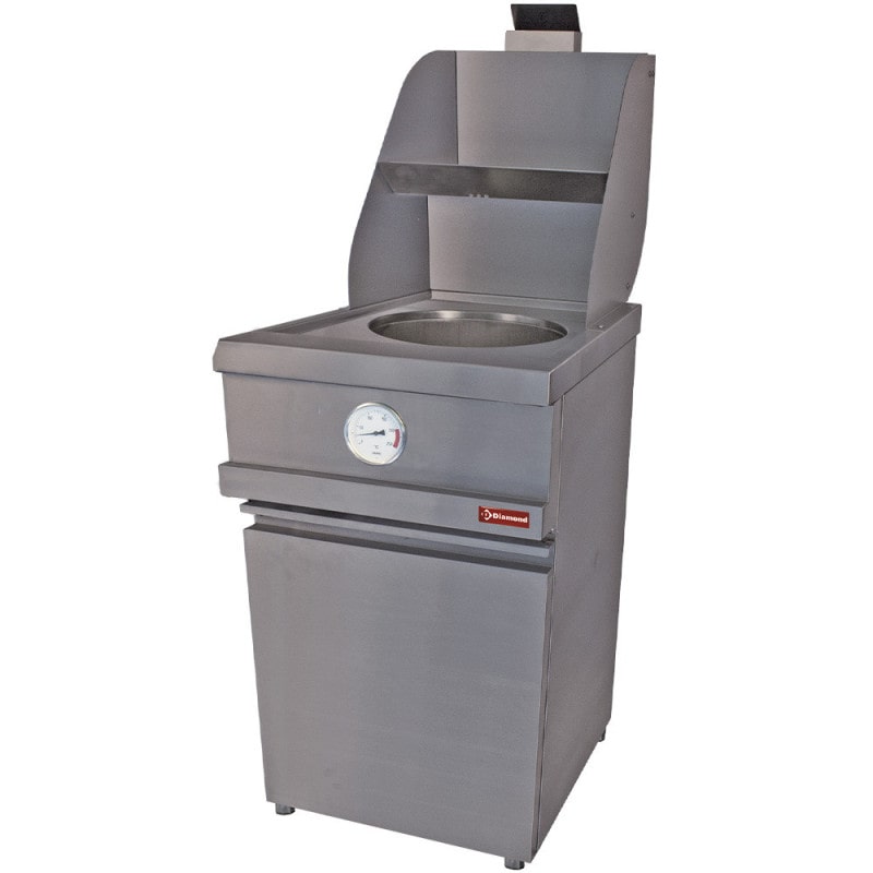 Friteuse gaz cuve ronde - mécanique - Diamond
