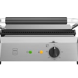thumbnail of METRO Professional Griglia a contatto Single GPG1202, acciaio inox, 43 x 36 x 20 cm, gamma temperatura: 50 - 300°C, 45 panini in 60 minuti, argento