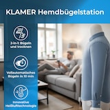 thumbnail of KLAMER Hemdenbügler Pro 1400W Bügelpuppe mit Aufsätzen für Hemden, Hosen & Schuhe – Automatischer Hemdglätter, Hosenbügler & Schuhtrockner für falten…