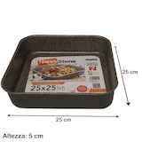 thumbnail of Mamù Hoge Vierkante Bakplaat, Anti-aanbaklaag, Aluminium, 7 Lagen, PFOA-vrij, Krasbestendig, H5 25x25 cm