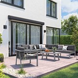 thumbnail of Elektrisch zonnescherm integraalbox 3,95x2,5m aluminium grijs