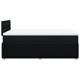 thumbnail of vidaXL Boxspringbett mit Matratze Schwarz 120x200 cm Stoff