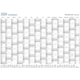 thumbnail of Jahresplaner Lumocolor, DIN A1, incl. Stift + Klemme, gerollt, korrigierbarer Jahreswandplaner, trocken abwischbar, mit den wichtigsten Feiertagen