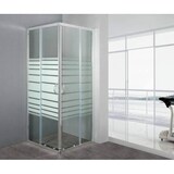 thumbnail of Box Doccia Serigrafato 6mm Doppia Porta Scorrevole H190cm - 90x90