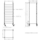 thumbnail of Combisteel Abräumwagen mit 12 Schienen für GN2/1