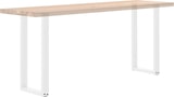 thumbnail of Helloshop26 - Set aus 2 U-förmigen Konsolentischbeinen 38 x 72 cm mit verstellbaren Nivellierfüßen modernes Design weißer Stahl 02_0057413
