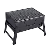 thumbnail of Barbacoa de carbón portátil plegable para BBQ con parrilla 43x29x20cm