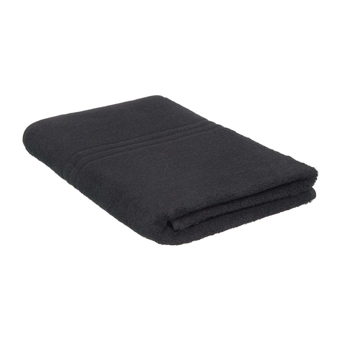 Drap de bain noir 70x140 cm Supreme - LTITEX