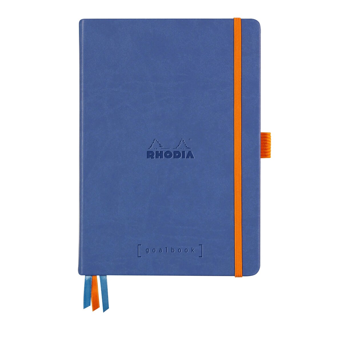 Rhodiarama Goalbook A5 mit festem Einband, 120 Blatt elfenbein 90g, Dot/punktkariert - Saphir 118778C