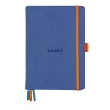 thumbnail of Rhodiarama Goalbook A5 mit festem Einband, 120 Blatt elfenbein 90g, Dot/punktkariert - Saphir 118778C