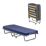 thumbnail of Dmora Klappbett Rosalba, Kinderbett mit 15 Lattenrost, Platzsparendes Einzelbett, 100% Made in Italy, 80x200h40 cm, inklusive Matratze