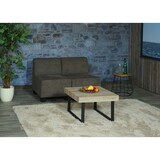 thumbnail of Modular 2-Sitzer Sofa Couch Lyon, Stoff/Textil ~ braun, ohne Armlehnen