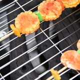 thumbnail of Outsunny Barbacoa de Carbón BBQ Multifuncional Parrillas Asador con Estantes y Ruedas