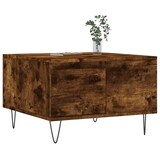 thumbnail of Table basse chêne fumé 55x55x36,5 cm bois d'ingénierie Modèle Flex Panorama Luna