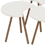 thumbnail of Helloshop26 - Conjunto de 4 mesas de centro encaixáveis 48 ​​x 77 x 77 cm brancas 03_0008525