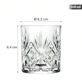 thumbnail of RCR conjunto de 6 copos 340 ml. H.94 mm melodia-258320