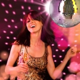 thumbnail of Relaxdays Discokugel, zum Aufhängen, für Decke, große Spiegelkugel, Party Deko, Mottoparty, Diskokugel Ø 30 cm, silber