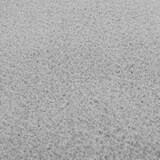 thumbnail of Teppich Kurzflor Unifarben Polyester Antirutsch Wohnzimmer Silber Rund 80x80 | Kadima Design
