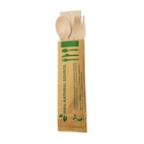 thumbnail of Conjunto de Talheres em Madeira + Guardanapo 20un